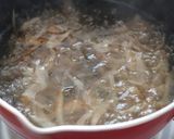 ごぼうとながいもの味噌汁作り方2写真