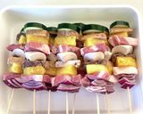BBQにも【豚とパイナップルの串焼き】作り方3写真