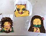 簡単キャラチョコアート♡鬼滅の刃作り方3写真