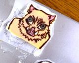 簡単キャラチョコアート♡鬼滅の刃作り方5写真