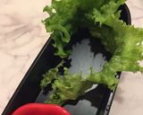 紅茶煮豚で雪の結晶弁当　詰め方作り方3写真