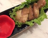 紅茶煮豚で雪の結晶弁当　詰め方作り方4写真
