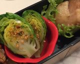 紅茶煮豚で雪の結晶弁当　詰め方作り方7写真