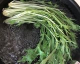 ヘルシー＊水菜と豚しゃぶの満足サラダ和え作り方2写真