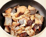 鮭ときのこのとろろ焼き作り方4写真