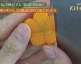 <飾り切り>ねじり梅　ＪＡにいがた南蒲作り方8写真