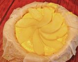 洋梨のせ☆チェダーチーズケーキ☆作り方10写真