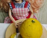リカちゃん♡アイスプラントキラ柚子酢の物作り方9写真