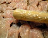 鶏のたたきとおかひじきのサラダ作り方4写真