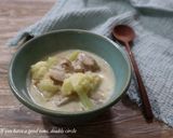 鶏肉とカリフラワーのクリームスープ作り方7写真