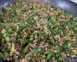大根の葉と挽肉の炒め物☆作り方6写真