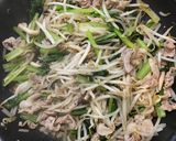 小松菜消費に☆肉野菜炒め作り方4写真