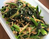 ほうれん草とえのきのバターソテー☆作り方4写真