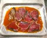 戻り鰹の黄身醤油漬け◎洋風スパイシー！作り方4写真