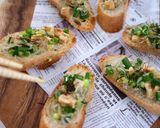 味一ねぎとくるみ・じゃこのブルスケッタ作り方5写真