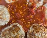 トマト缶でチーズIN煮込みハンバーグ！！作り方10写真