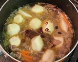 里芋と牛肉のキンピラ風甘辛煮込作り方5写真