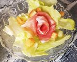 バラ生ハムサラダ&3種チーズパスタ☆作り方10写真