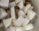 挽肉と大根ごぼうの煮物☆作り方3写真