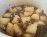 挽肉と大根ごぼうの煮物☆作り方6写真