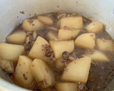 挽肉と大根ごぼうの煮物☆作り方6写真