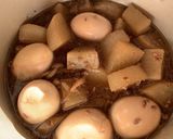 挽肉と大根ごぼうの煮物☆作り方8写真