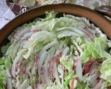 日本酒温か白菜だんだん鍋作り方5写真