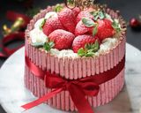 つぶつぶ苺ポッキーのXmasケーキ作り方42写真
