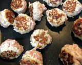 鶏とえのきのふんわりつくね しそ入り!作り方5写真