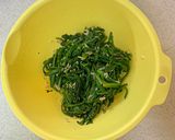 レンジで簡単副菜！春菊のエビ塩麹和え作り方5写真