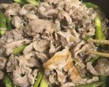 わたしのお料理de豚肉とアスパラ炒め作り方3写真