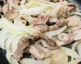 豚肉のあまからメイプルシロップ丼作り方2写真