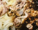 豚肉のあまからメイプルシロップ丼作り方3写真