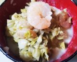 えび&キャベツアヒージョポテトクリーム♡作り方11写真