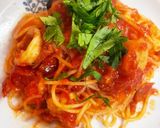 トマトの甘さ引き立つパスタ、ペスカトーレ作り方13写真