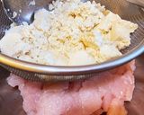 椎茸とネギの豆腐肉団子作り方1写真