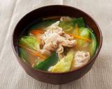 鶏ごぼうつくねと根菜のみそ汁♪作り方13写真