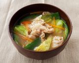 鶏ごぼうつくねと根菜のみそ汁♪作り方13写真