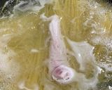 レンコンとササミの和風パスタ作り方7写真