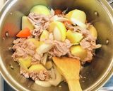 夕飯定番料理・豚肉の肉じゃが・柔らか野菜作り方2写真
