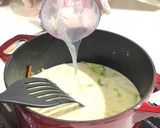 ラー油鮭ンの坦々豆乳スープ作り方2写真