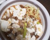 なめこ麻婆豆腐あんかけ焼そば作り方3写真