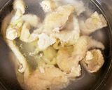 鶏皮梅ポン和え作り方1写真