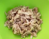 鶏皮梅ポン和え作り方2写真