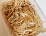 鶏皮梅ポン和え作り方5写真