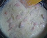 秋鮭でクリームパスタ作り方6写真