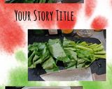 小松菜人参(使いきり)レンジ下ゆで温野菜作り方3写真