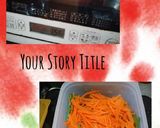 小松菜人参(使いきり)レンジ下ゆで温野菜作り方6写真