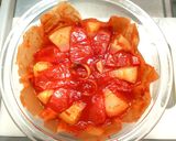 玉ねぎとトマトの丸ごと煮◎レンジで簡単作り方4写真