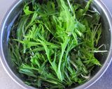 たっぷり銀杏の水菜と豚肉のハリハリ鍋と〆作り方2写真